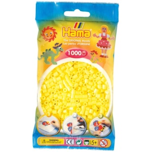 Hama® Bügelperlen Midi - Pastell Gelb 1000 Perlen Hama® Bügelperlen Midi - Pastell Gelb 1000 Perlen