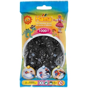 Hama® Bügelperlen Perlen, schwarz, 1.000 Stück Hama® Bügelperlen Perlen, schwarz, 1.000 Stück