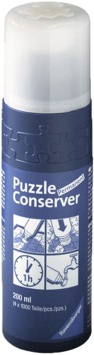 Ravensburger Puzzle-Conserver - Transparenter Puzzlekleber um Puzzles zu fixieren und aufzuhängen, 200 ml Ravensburger Puzzle-Conserver - Transparenter Puzzlekleber um Puzzles zu fixieren und aufzuhängen, 200 ml