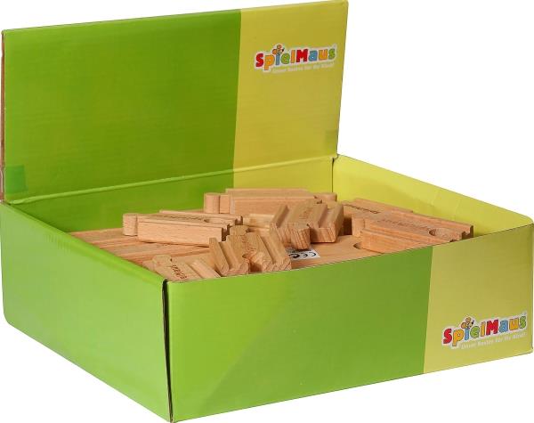 SpielMaus Holz Kleine Gerade, sortiert SpielMaus Holz Kleine Gerade, sortiert