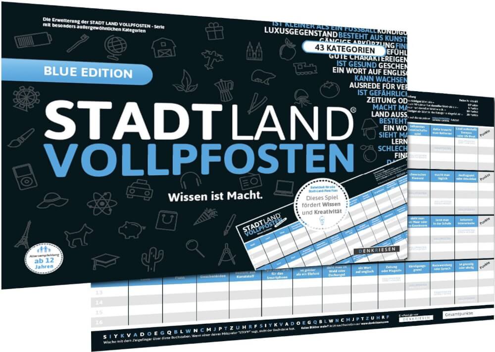 DENKRIESEN - STADT LAND VOLLPFOSTEN® - EINSTEIN EDITION - Wissen ist Macht DENKRIESEN - STADT LAND VOLLPFOSTEN® - EINSTEIN EDITION - Wissen ist Macht