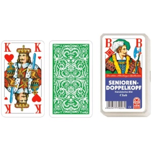 ASS Senioren Doppelkopf, französisches Bild. Kartenspiel ASS Senioren Doppelkopf, französisches Bild. Kartenspiel