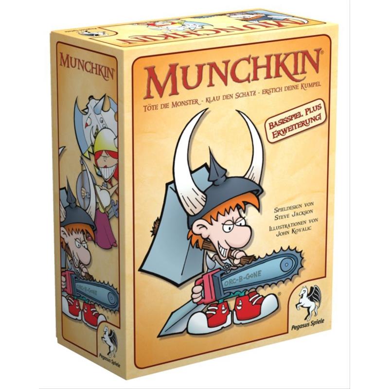 Pegasus Spiele Munchkin 1 + 2 Basisspiel plus Erweiterung Pegasus Spiele Munchkin 1 + 2 Basisspiel plus Erweiterung