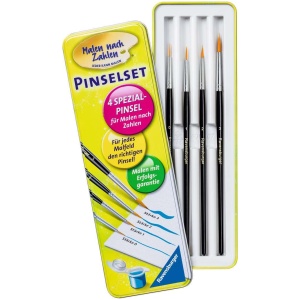 Ravensburger Malen nach Zahlen 29099 - Pinselset – Kinder ab 7 Jahren und Erwachsene Ravensburger Malen nach Zahlen 29099 - Pinselset – Kinder ab 7 Jahren und Erwachsene
