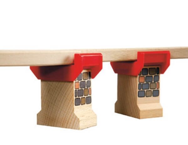 Ravensburger 63325400 Brückenfundament (2 Stück) RW Accessories Ravensburger 63325400 Brückenfundament (2 Stück) RW Accessories