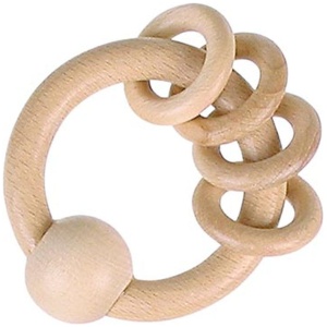 Greifling mit 4 Ringen, natur Greifling mit 4 Ringen, natur