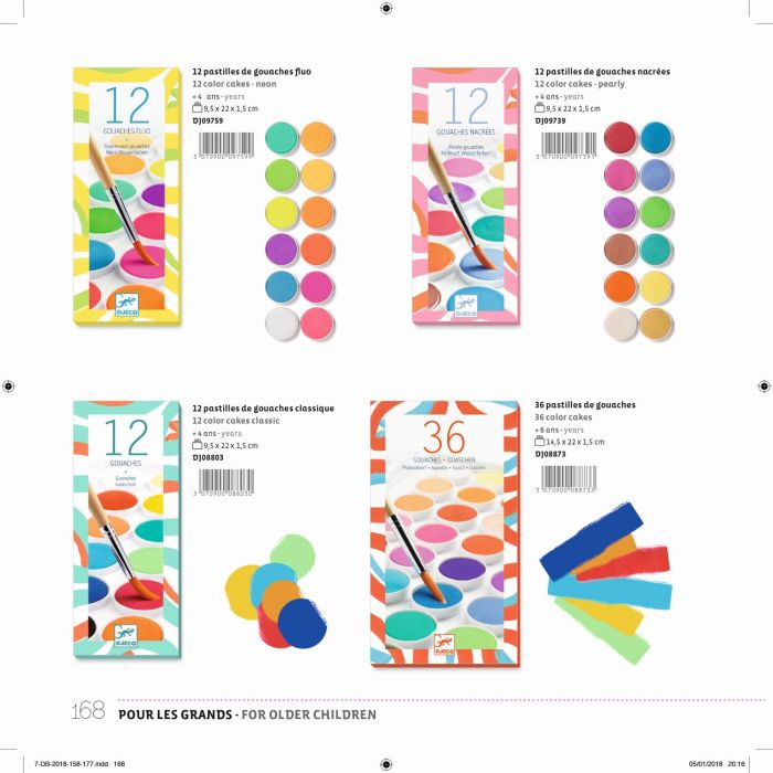 Farben: 36 Wasserfarben Farben: 36 Wasserfarben