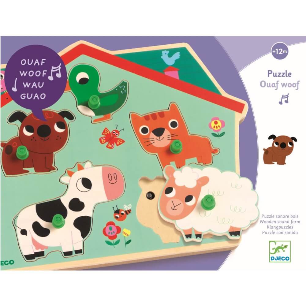 Sounds Puzzle: Ouaf woof * Sounds Puzzle: Ouaf woof *