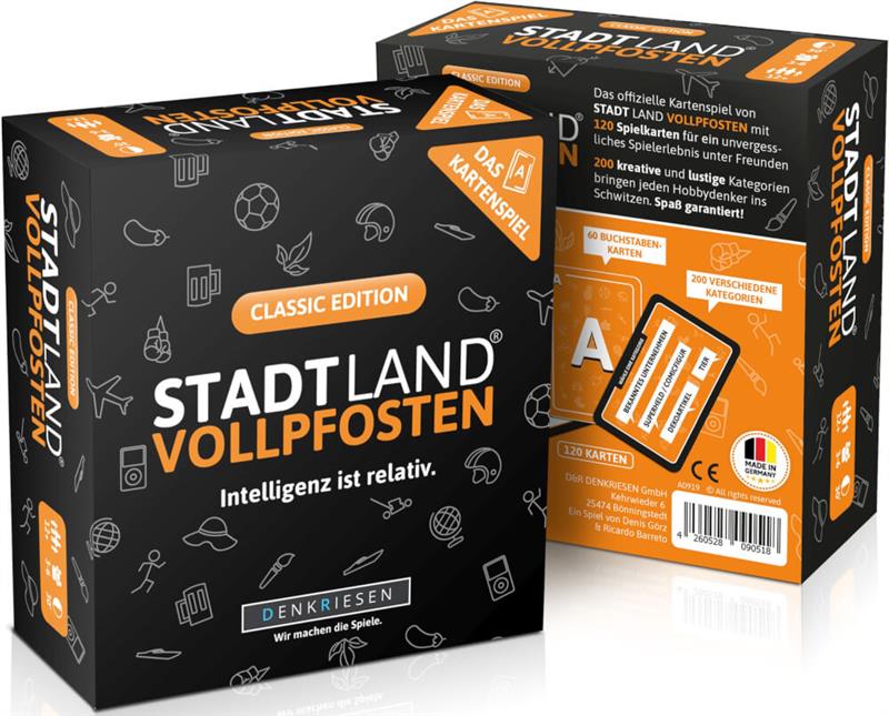 STADT LAND VOLLPFOSTEN: Das Kartenspiel – Classic Edition STADT LAND VOLLPFOSTEN: Das Kartenspiel – Classic Edition