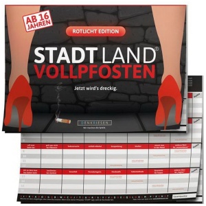 STADT LAND VOLLPFOSTEN - ROTLICHT EDITION (DinA4-Format) STADT LAND VOLLPFOSTEN - ROTLICHT EDITION (DinA4-Format)