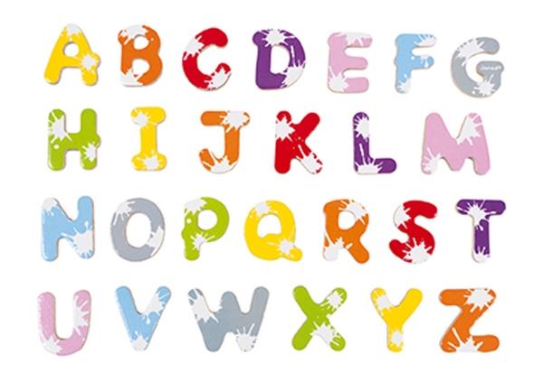 Sortiment 52 Magnetbuchstaben ''Splash'' Sortiment 52 Magnetbuchstaben ''Splash''