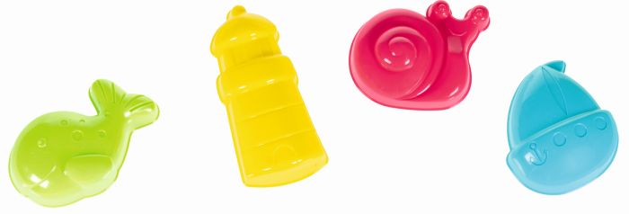 Spielstabil Sandförmchen Ocean fashion, 4-fach sortiert Spielstabil Sandförmchen Ocean fashion, 4-fach sortiert