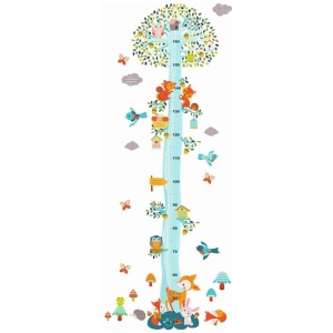 Wandsticker Messlatte: Friends of the woods Wandsticker Messlatte: Friends of the woods