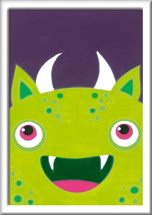 Ravensburger 28776 Malen nach Zahlen Freches Monster Malen nach Zahlen Serie F Ravensburger 28776 Malen nach Zahlen Freches Monster Malen nach Zahlen Serie F