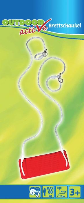 Outdoor active Brettschaukel-Kunststoff, 42 x 16 cm Outdoor active Brettschaukel-Kunststoff, 42 x 16 cm