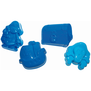 Spielstabil Sandförmchen Pirat, 2 Farben und 4 Motive sortiert Spielstabil Sandförmchen Pirat, 2 Farben und 4 Motive sortiert