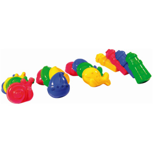 Spielstabil Sandförmchen Ocean classic, 4 Farben und Motive sortiert Spielstabil Sandförmchen Ocean classic, 4 Farben und Motive sortiert