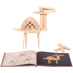 KAPLA® Bücher - Buch 1 für Anfanger Rot - LIVR1 KAPLA® Bücher - Buch 1 für Anfanger Rot - LIVR1