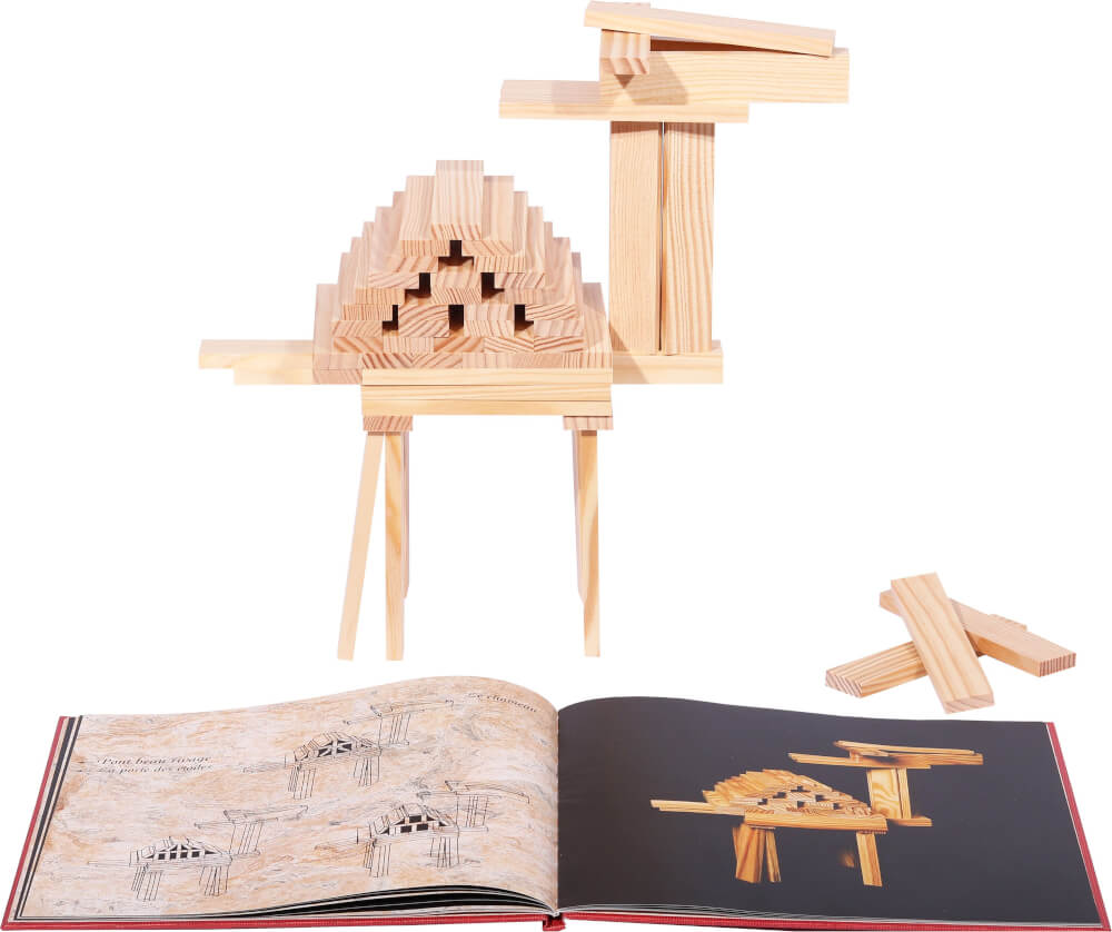 KAPLA® Bücher - Buch 1 für Anfanger Rot - LIVR1 KAPLA® Bücher - Buch 1 für Anfanger Rot - LIVR1