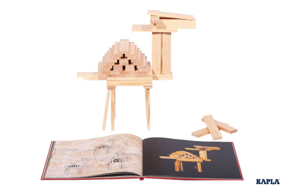 KAPLA® Bücher - Buch 1 für Anfanger Rot - LIVR1 KAPLA® Bücher - Buch 1 für Anfanger Rot - LIVR1