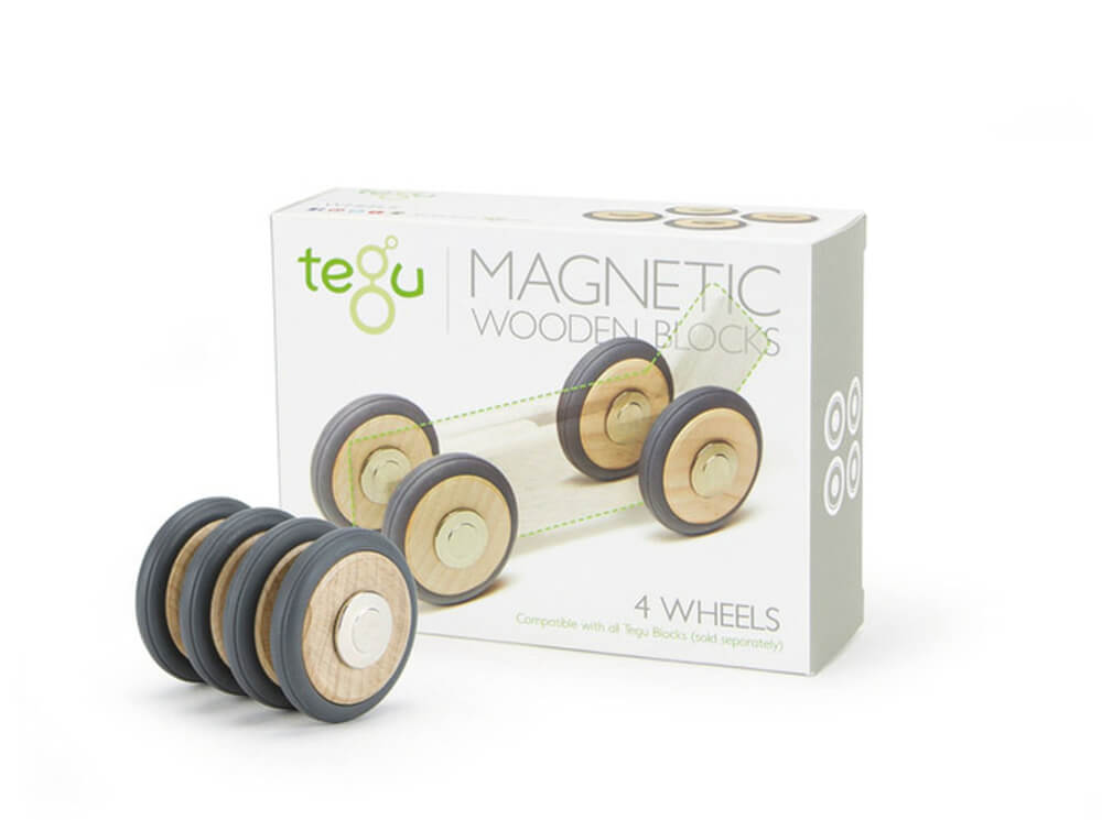 Tegu - Magnet Räder 4 Teile Tegu - Magnet Räder 4 Teile