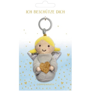 Schlüsselanhänger - Ich beschütze dich (Plüschengel)