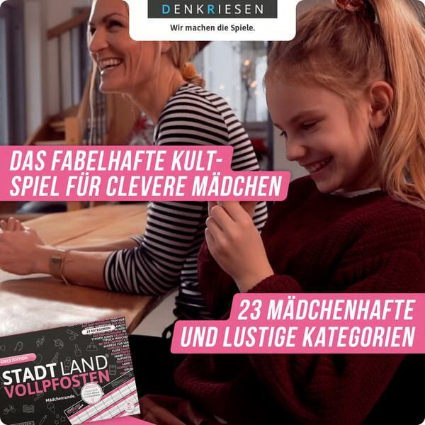STADT LAND VOLLPFOSTEN® - GIRLS EDITION (DinA4-Format) STADT LAND VOLLPFOSTEN® - GIRLS EDITION (DinA4-Format)