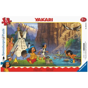 Ravensburger Kinderpuzzle - 05141 Camping mit Freunden - Rahmenpuzzle für Kinder ab 3 Jahren, Yakari-Puzzle mit 15 Tei Ravensburger Kinderpuzzle - 05141 Camping mit Freunden - Rahmenpuzzle für Kinder ab 3 Jahren, Yakari-Puzzle mit 15 Tei