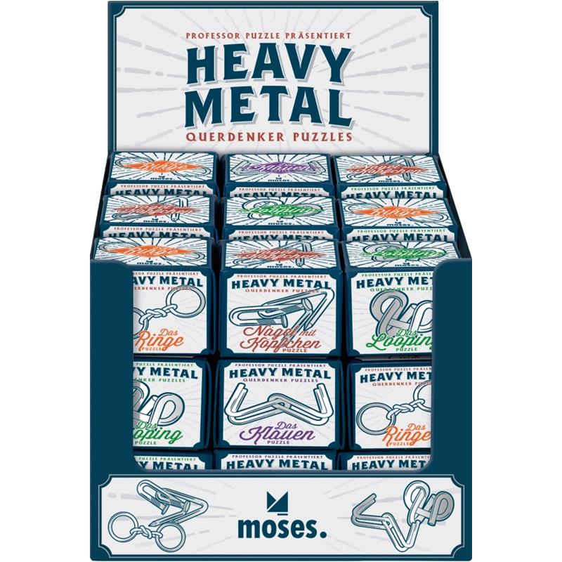 Professor Puzzle Heavy Metal sortiert (1Stück) Professor Puzzle Heavy Metal sortiert (1Stück)