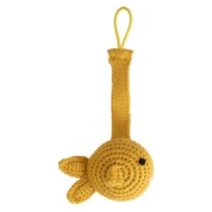Global Affairs Gehäkeltes Schnullerband Fisch Global Affairs Gehäkeltes Schnullerband Fisch
