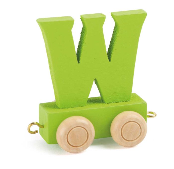 Buchstabenzug bunt W Buchstabenzug bunt W