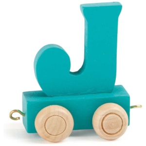 Buchstabenzug bunt J Buchstabenzug bunt J