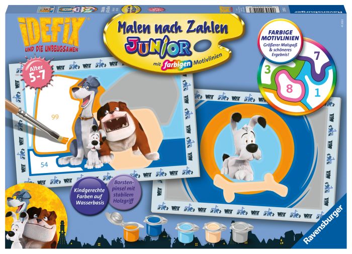Ravensburger Malen nach Zahlen 20156 – Abenteuer mit Idefix – Kinder 5-7 Jahren Ravensburger Malen nach Zahlen 20156 – Abenteuer mit Idefix – Kinder 5-7 Jahren
