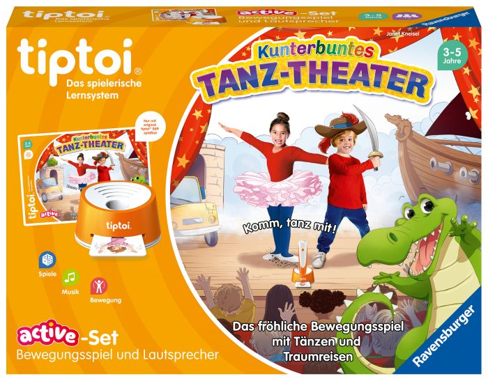 Ravensburger 122 ACTIVE Set Kunterbuntes Tanz-Theater Ravensburger 122 ACTIVE Set Kunterbuntes Tanz-Theater