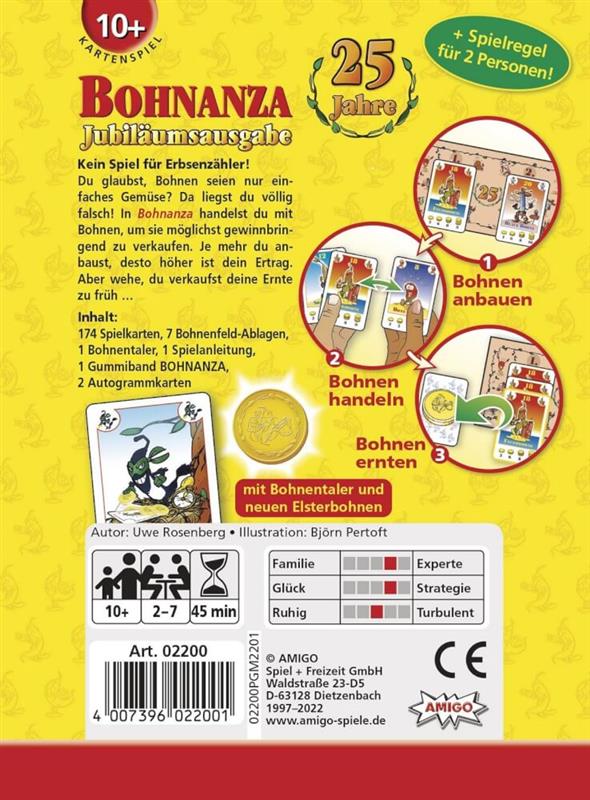 Bohnanza 25 Jahre-Edition Bohnanza 25 Jahre-Edition