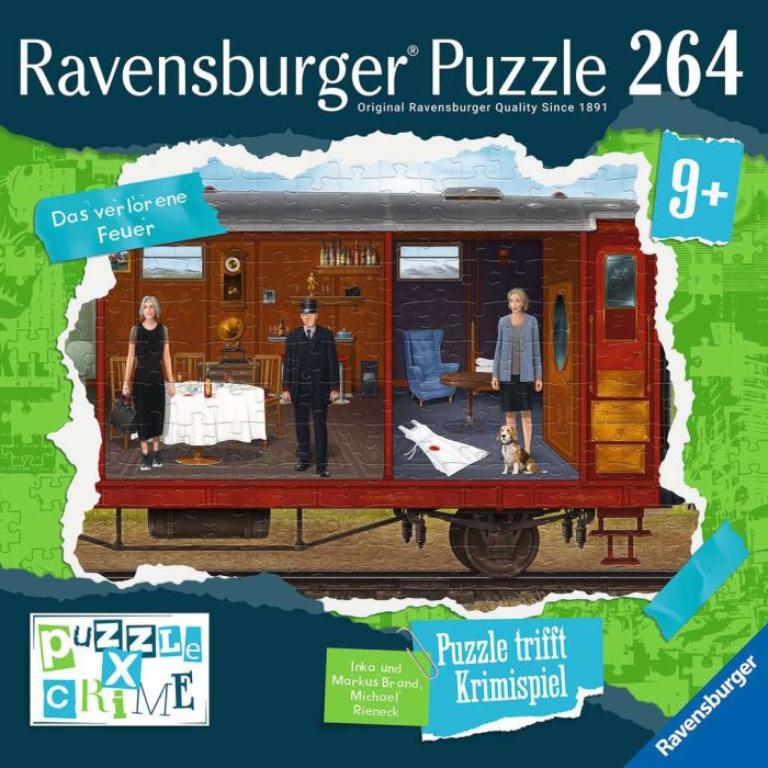 Ravensburger 13380 Puzzle Puzzle X Crime: Das verlorene Feuer 264 Teile Ravensburger 13380 Puzzle Puzzle X Crime: Das verlorene Feuer 264 Teile