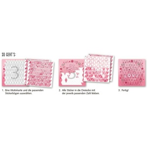 Stickern nach Zahlen - Handlettering-Look (100% selbst gem.) Stickern nach Zahlen - Handlettering-Look (100% selbst gem.)