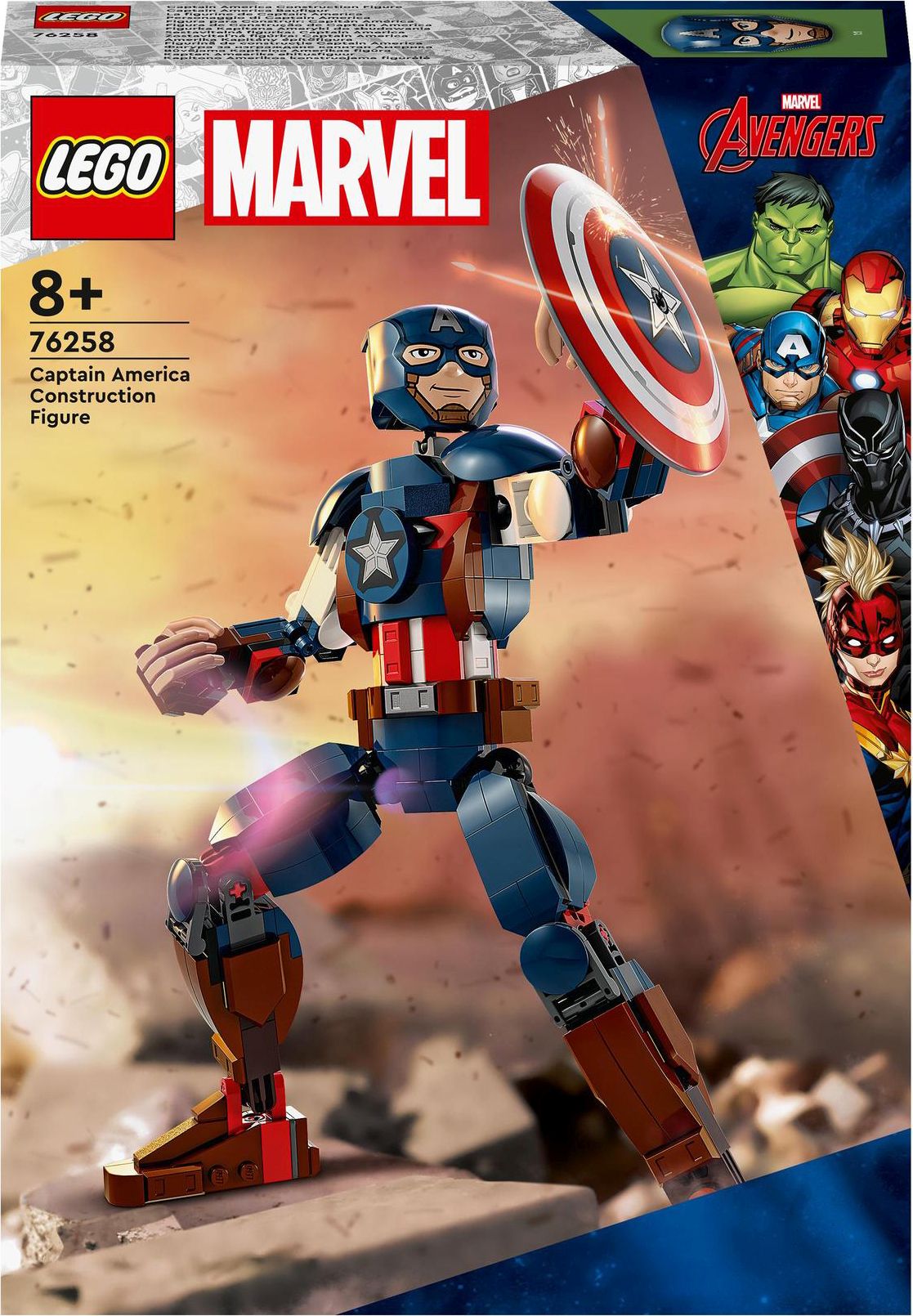 LEGO® Marvel Super Heroes 76258 Captain America Baufigur LEGO® Marvel Super Heroes 76258 Captain America Baufigur