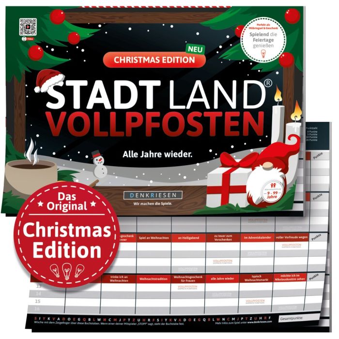 STADT LAND VOLLPFOSTEN® - CHRISTMAS EDITION - Alle Jahre wieder. STADT LAND VOLLPFOSTEN® - CHRISTMAS EDITION - Alle Jahre wieder.