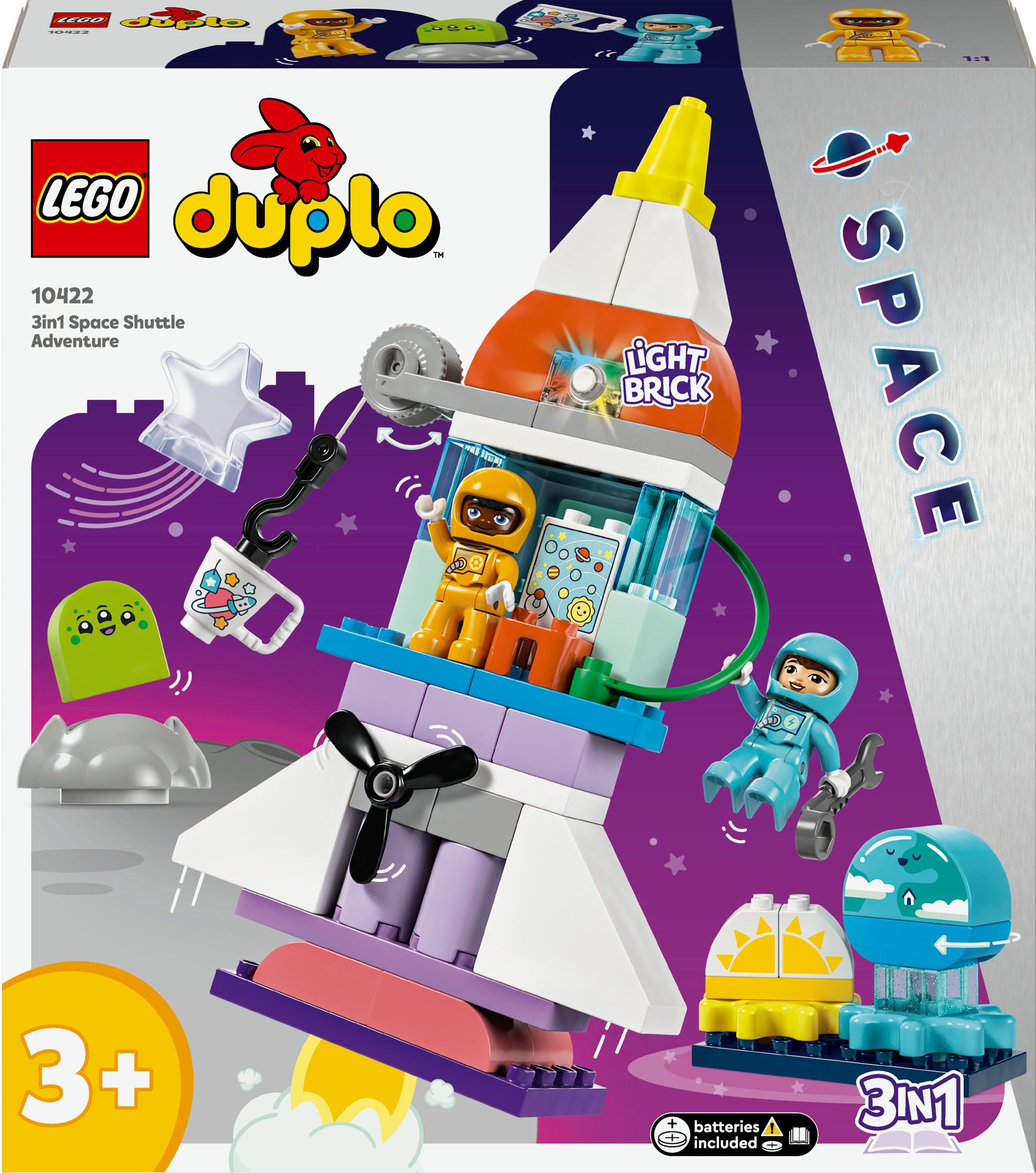 LEGO® Duplo 10422 3-in-1-Spaceshuttle für viele Abenteuer LEGO® Duplo 10422 3-in-1-Spaceshuttle für viele Abenteuer