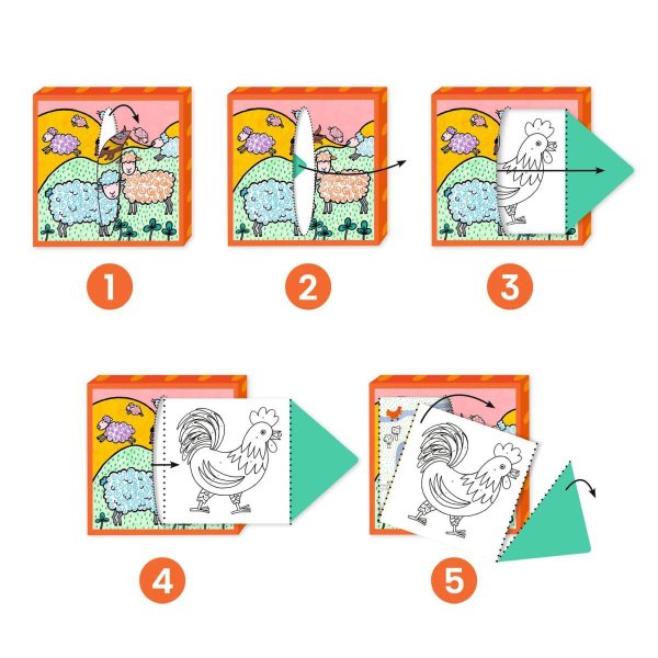 Ausmalbilder 3-6: Bauernhof Ausmalbilder 3-6: Bauernhof