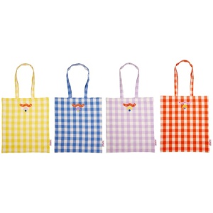 Einkaufsshopper M - COLOR YOUR LIFE Cotton, gelb kariert (1 Stück) Einkaufsshopper M - COLOR YOUR LIFE Cotton, gelb kariert (1 Stück)