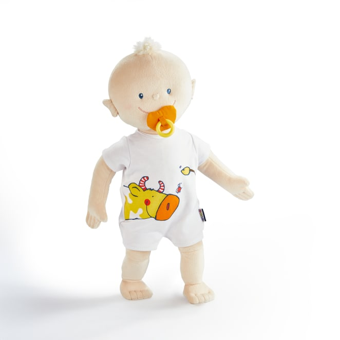 HABA Kuschelpuppe Krümel, beige HABA Kuschelpuppe Krümel, beige