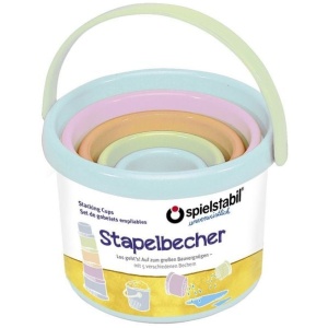 Stapelbecher-Set pastell 5-teilig Stapelbecher-Set pastell 5-teilig