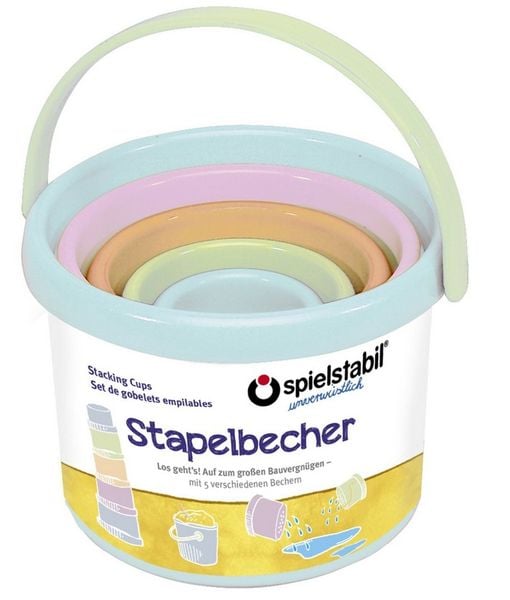 Stapelbecher-Set pastell 5-teilig Stapelbecher-Set pastell 5-teilig