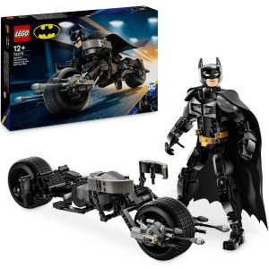 LEGO® DC Comics Super Heroes 76273 Batman™ Baufigur mit dem Batpod LEGO® DC Comics Super Heroes 76273 Batman™ Baufigur mit dem Batpod