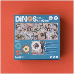 Londji Puzzle - Dinos Explorer - 23,5x23,7x8 cm Londji Puzzle - Dinos Explorer - 23,5x23,7x8 cm