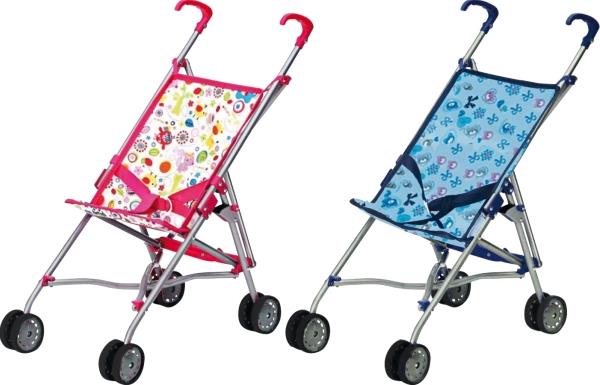 Amia Puppen-Buggy, 2-fach sortiert Amia Puppen-Buggy, 2-fach sortiert
