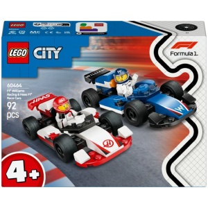 LEGO® City 60464 F1 Williams Racing und Haas F1 Rennautos LEGO® City 60464 F1 Williams Racing und Haas F1 Rennautos
