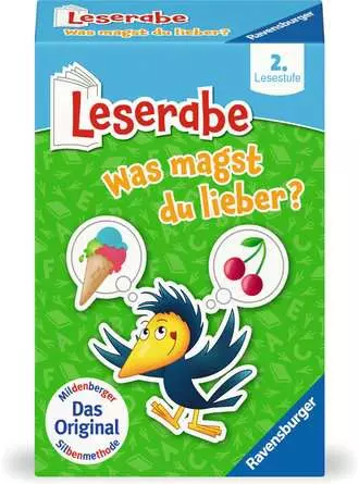 Ravensburger 23497 - Leserabe - Was magst du lieber? - Kartenspiel zum Lesen lernen mit Spaß - 2. Klasse, für Kinder a Ravensburger 23497 - Leserabe - Was magst du lieber? - Kartenspiel zum Lesen lernen mit Spaß - 2. Klasse, für Kinder a